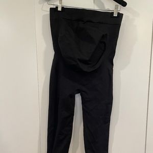 Blanqi Large  Maternity Belly Support Leggings in Black